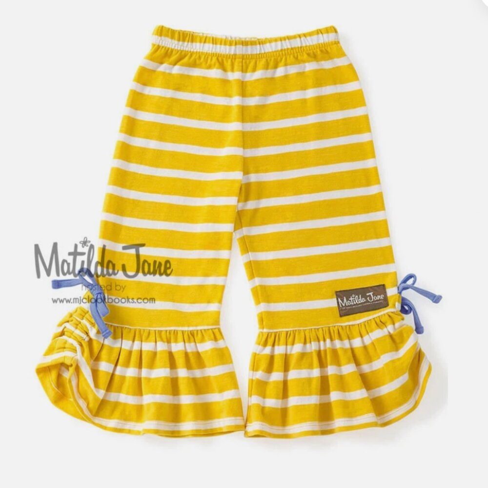 Girls MATILDA JANE Camp MJC The Expedition Big Ruffles Pants Size 2 Toddler